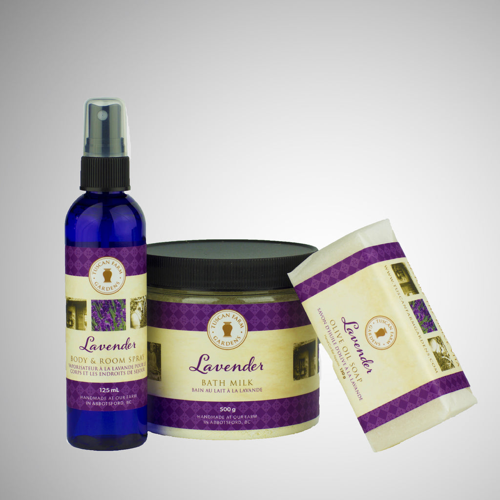 lavender spa gift set image