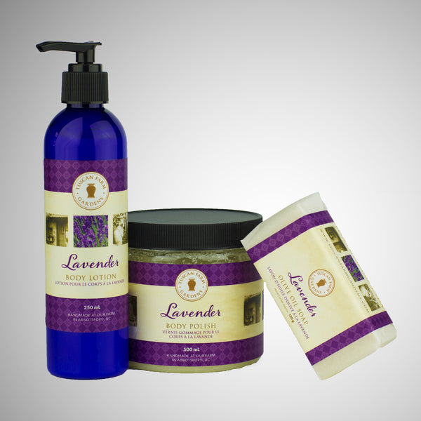 ladies lavender gift sets graphic